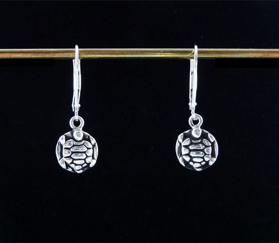 "Turtle Disc" Earrings - Jeff Mckenzie